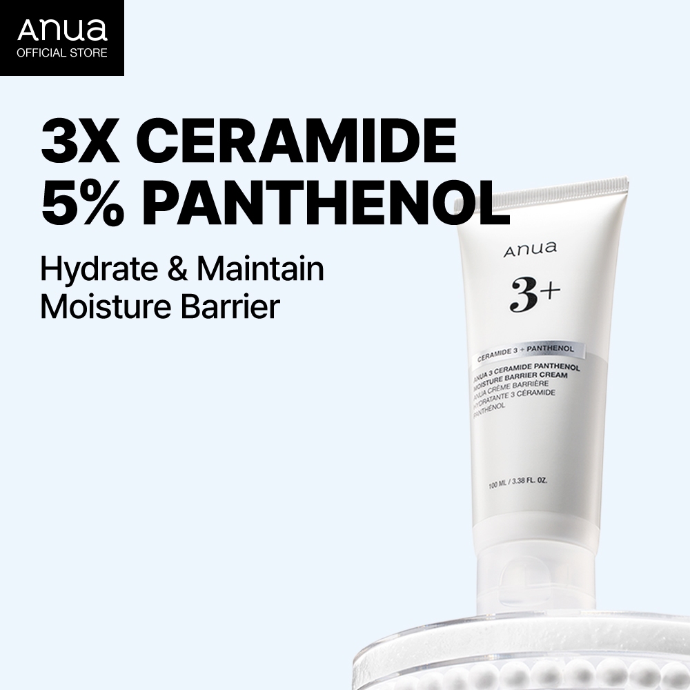 ANUA 3 Ceramide Panthenol Moisture Barrier Cream 100ml