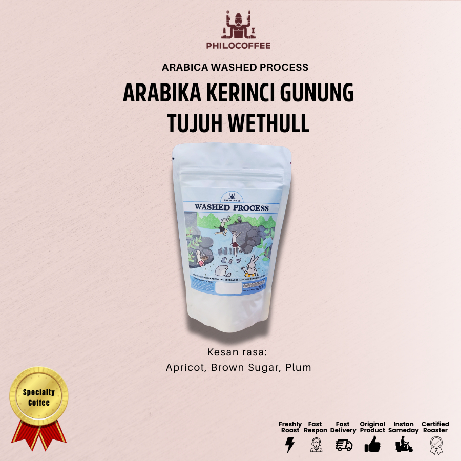 

Kopi Arabika Kerinci Gunung Tujuh Wet Hulled | Arabica Coffe - 50gr