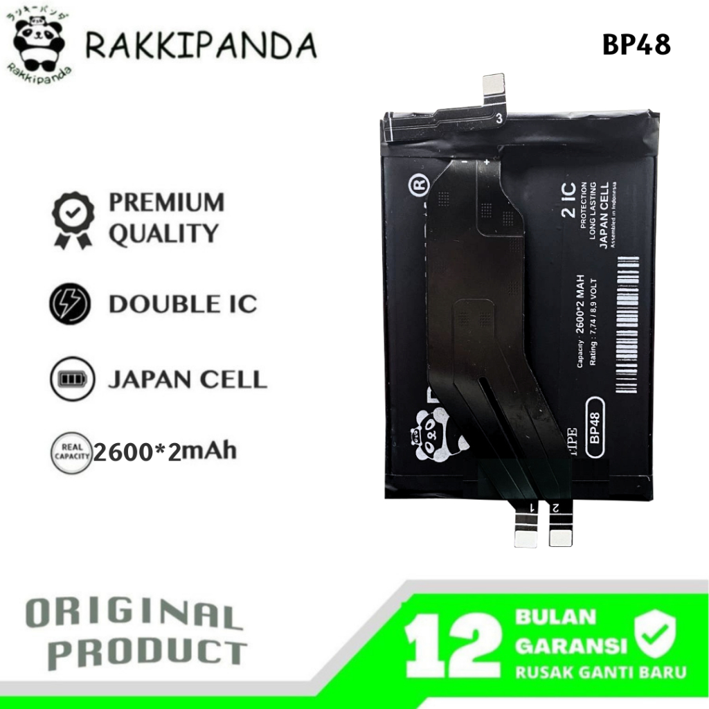 RakkiPanda - BP48 Poco F4 GT / Redmi K50 Gaming/Champion Edition Batre Batrai Baterai