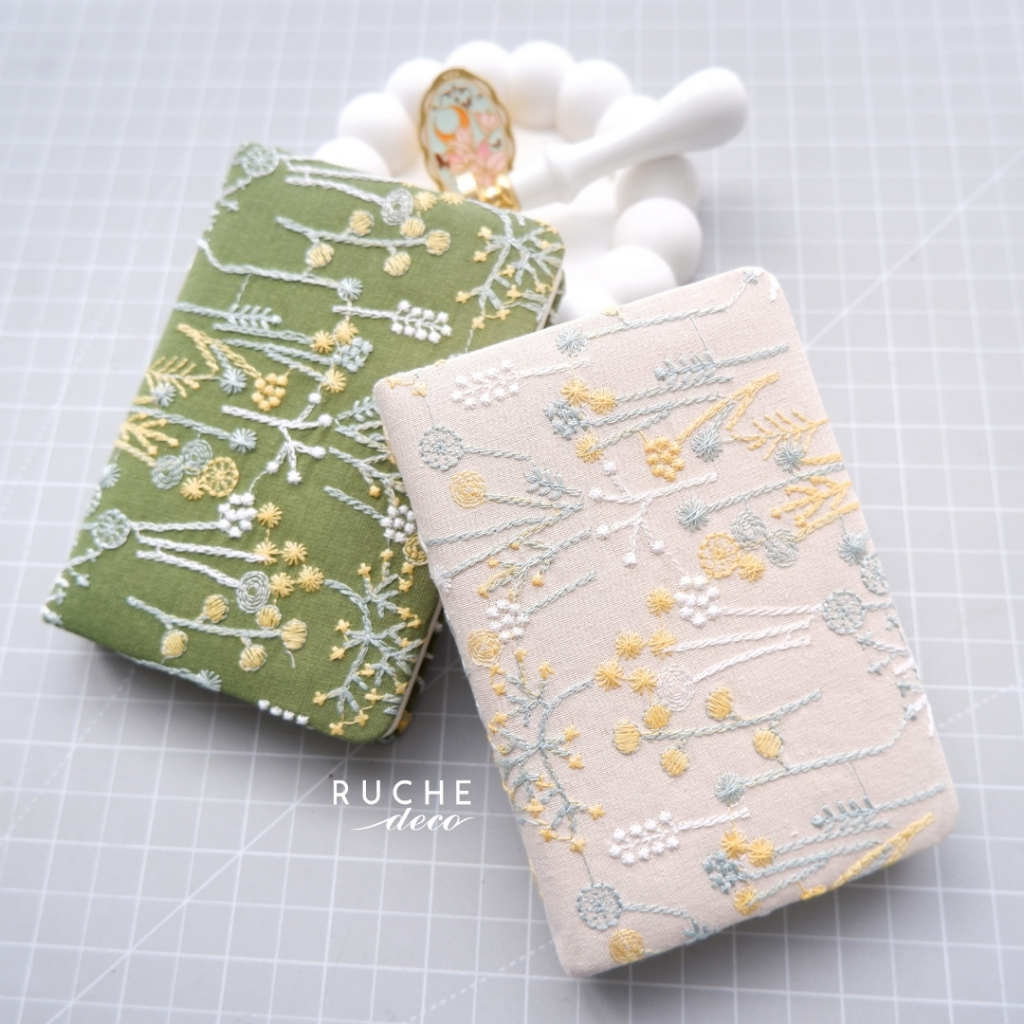 

RUCHE DECO - A6 - Emboridery Notebook / buku catatan/ Buku tulis agenda