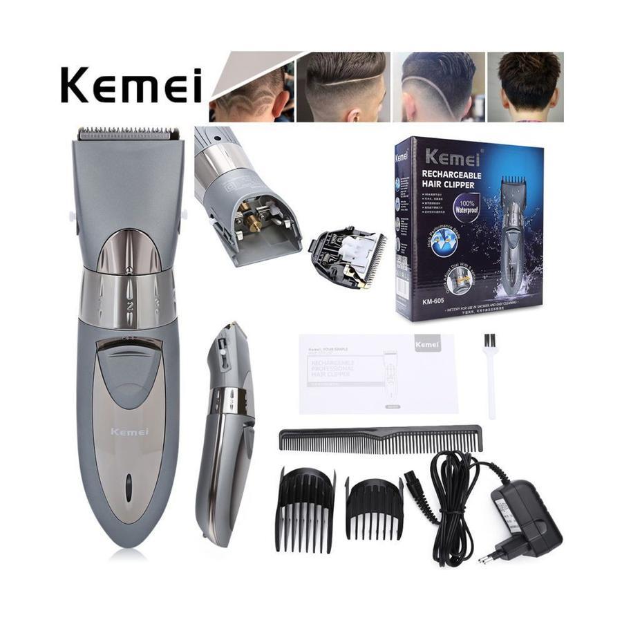 Alat Cukur Kemei KM-605 Mesin Cukur Rambut Hair Clipper Cukuran Rambut