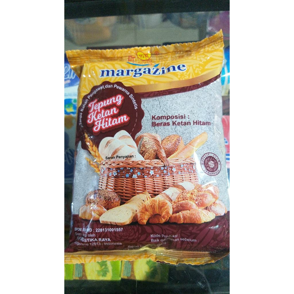 

tepung ketan hitam margazine 250 gr