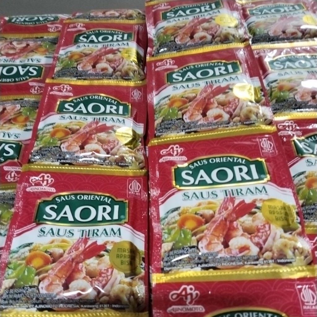 

Saori saus tiram sachet 1 renteng