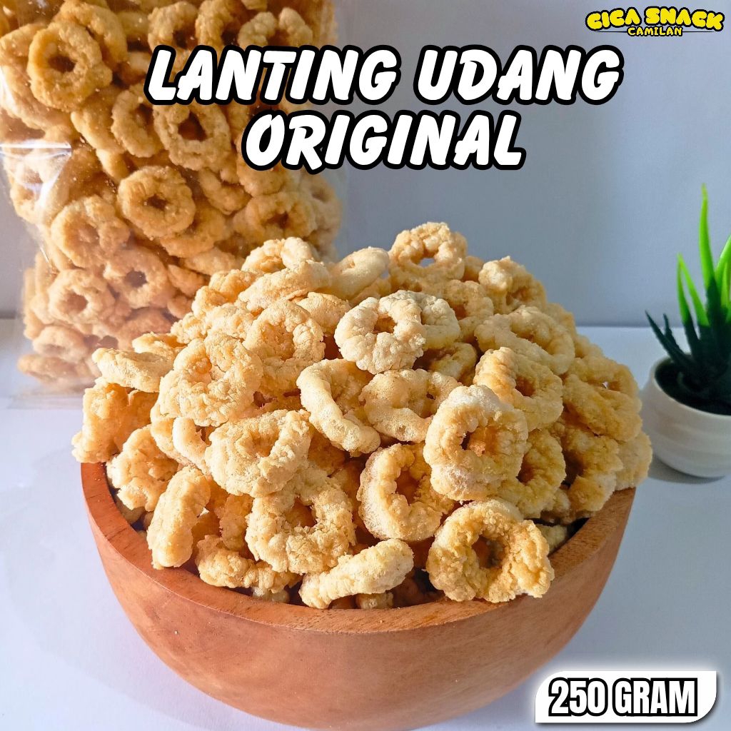 

Lanting Udang Original 250gram / Slondok Udang Asli Gurih & Renyah