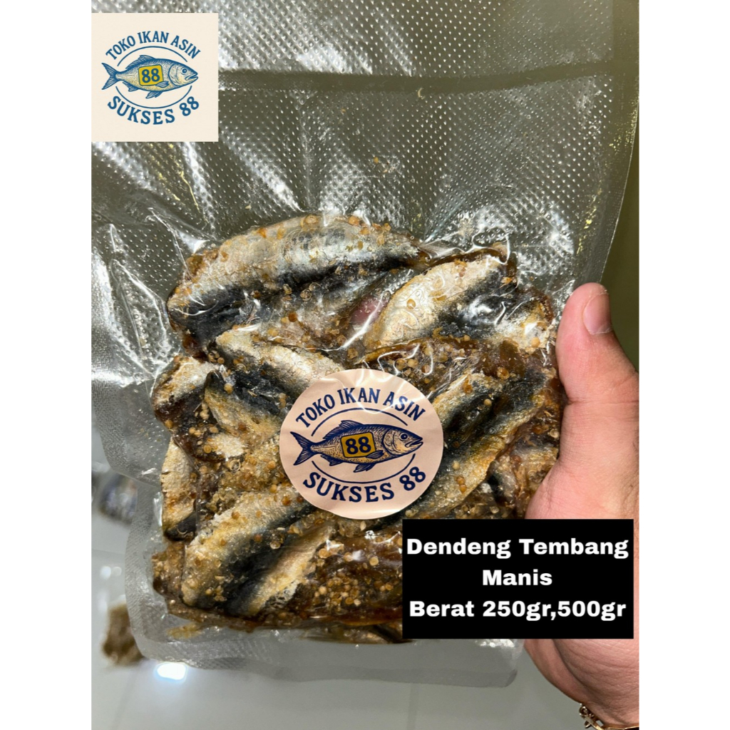 

Dendeng Ikan Tembang Manis 250gr / 500gr | Dendeng Ikan Kering Gurih | Vakum Pack Premium