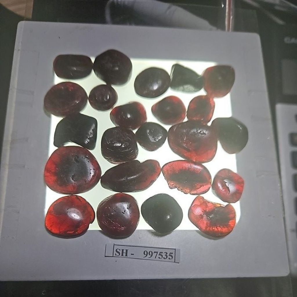RED GARNET ROUGH PAKETBATU ASLI