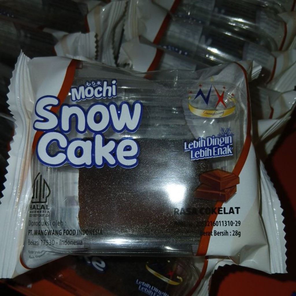 

Snow Cake Mochi Viral Rasa Cokelat
