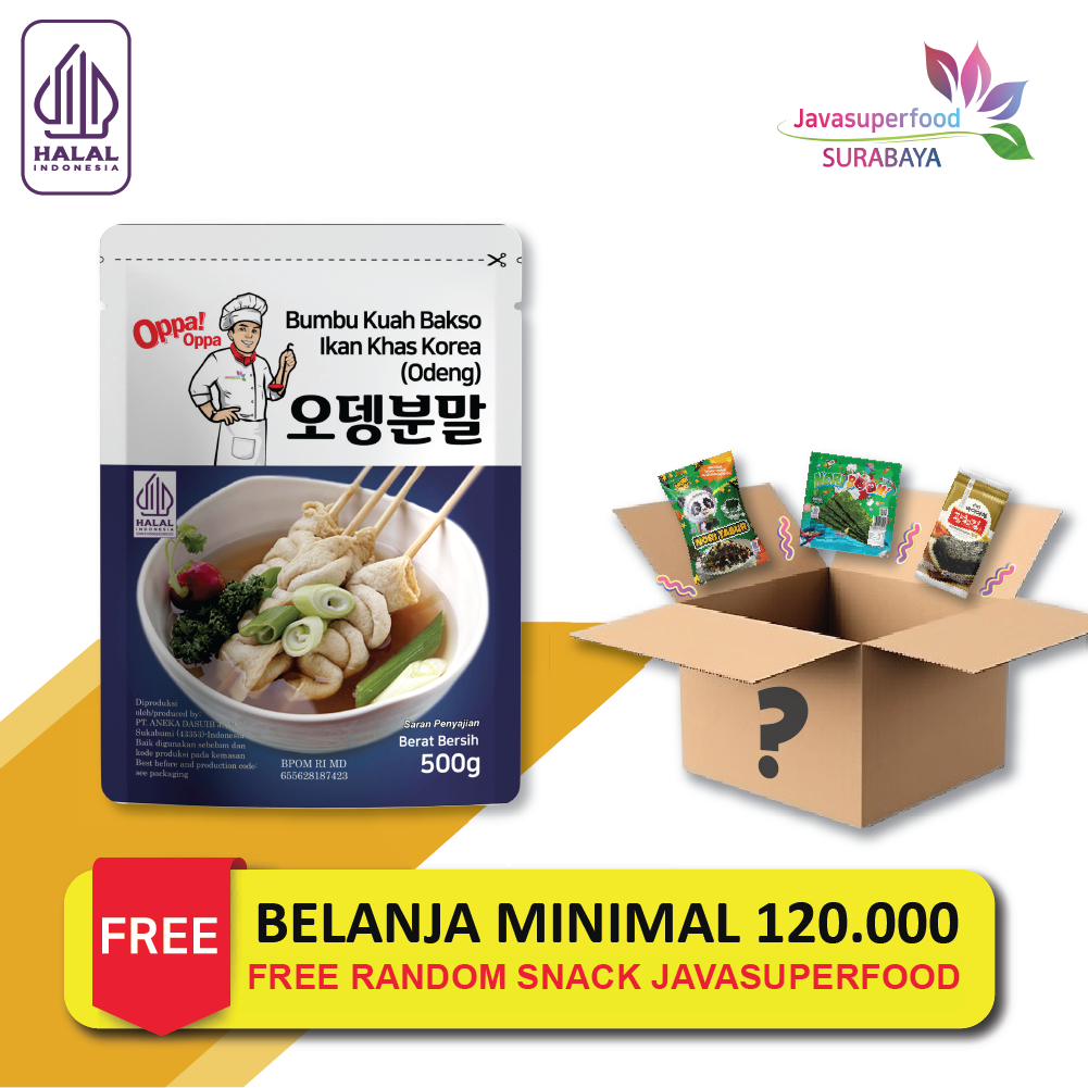 

Bumbu Saus kuah Soup Oden Odeng Eomuk Fish Cake Bakso javasuperfood 500g
