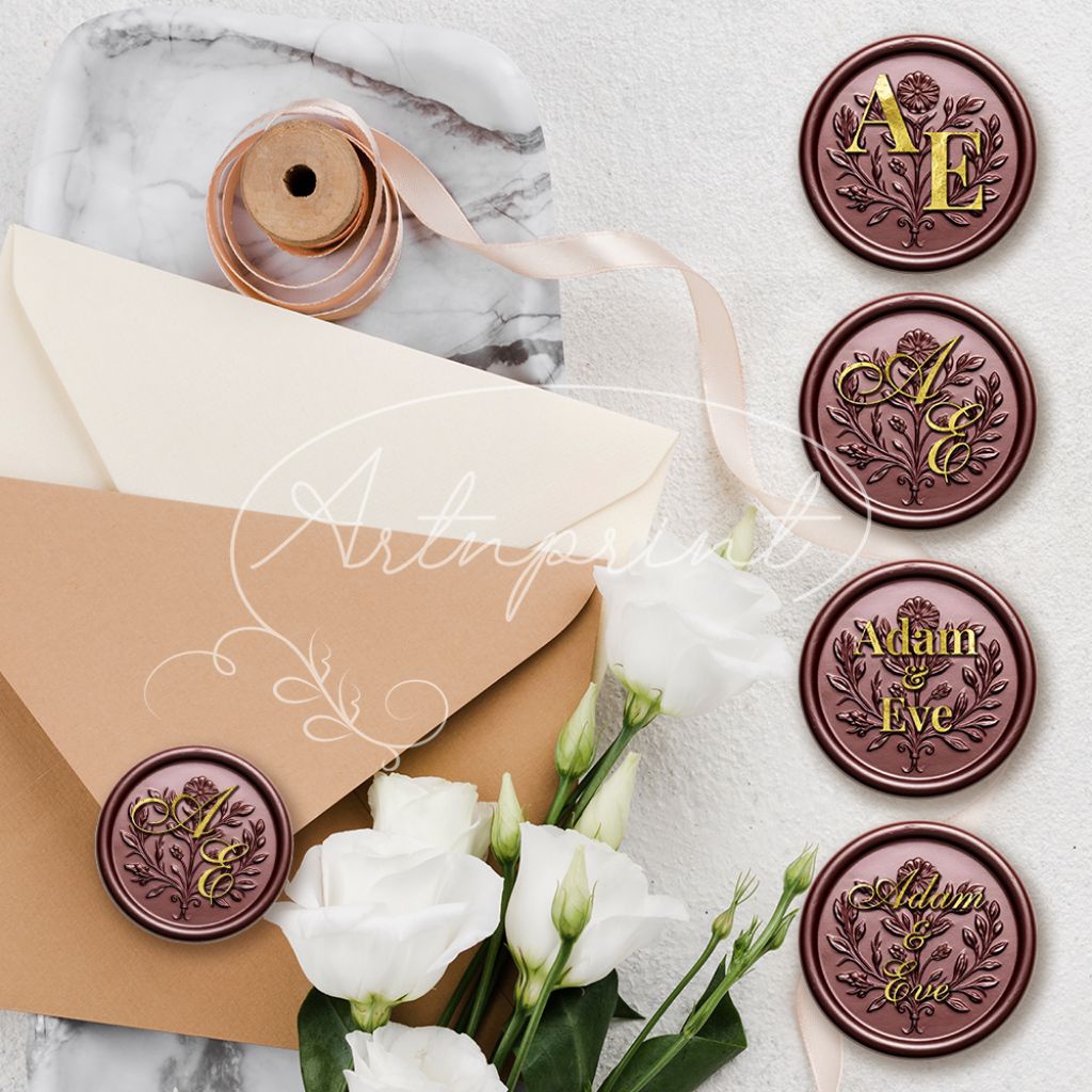 

(100pcs) STIKER MOTIF WAX SEAL SEGEL SURAT CUSTOM | UNDANGAN NIKAH | JOURNAL JOURNALING | SOUVENIR | AESTHETIC | MURAH | UNIK | LOGO