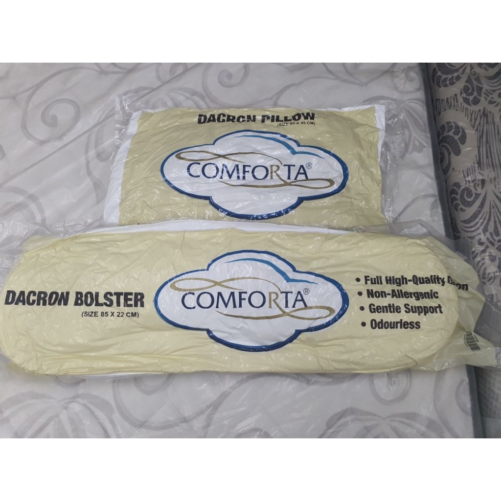 BANTAL DAN GULING DACRON COMFORTA