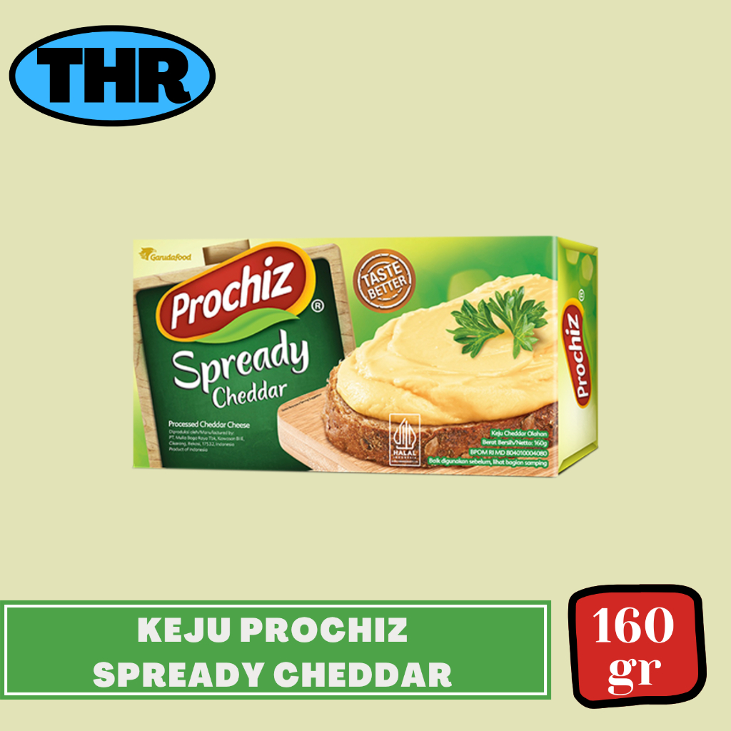 

Keju Prochiz Spready Cheddar 160gr