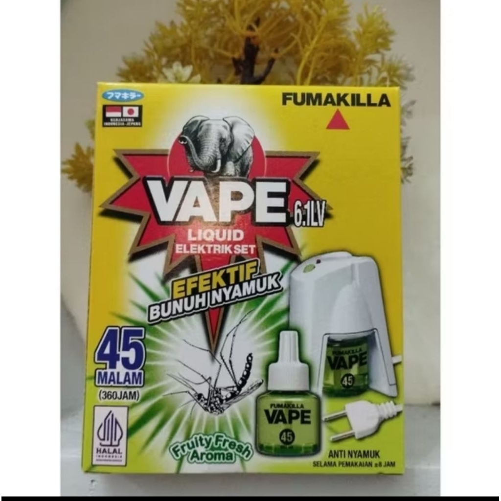 Vape elektrik ( alat plus refill ) 45 jam , one push Vape 10 ml 30 hari HARGA PROMO