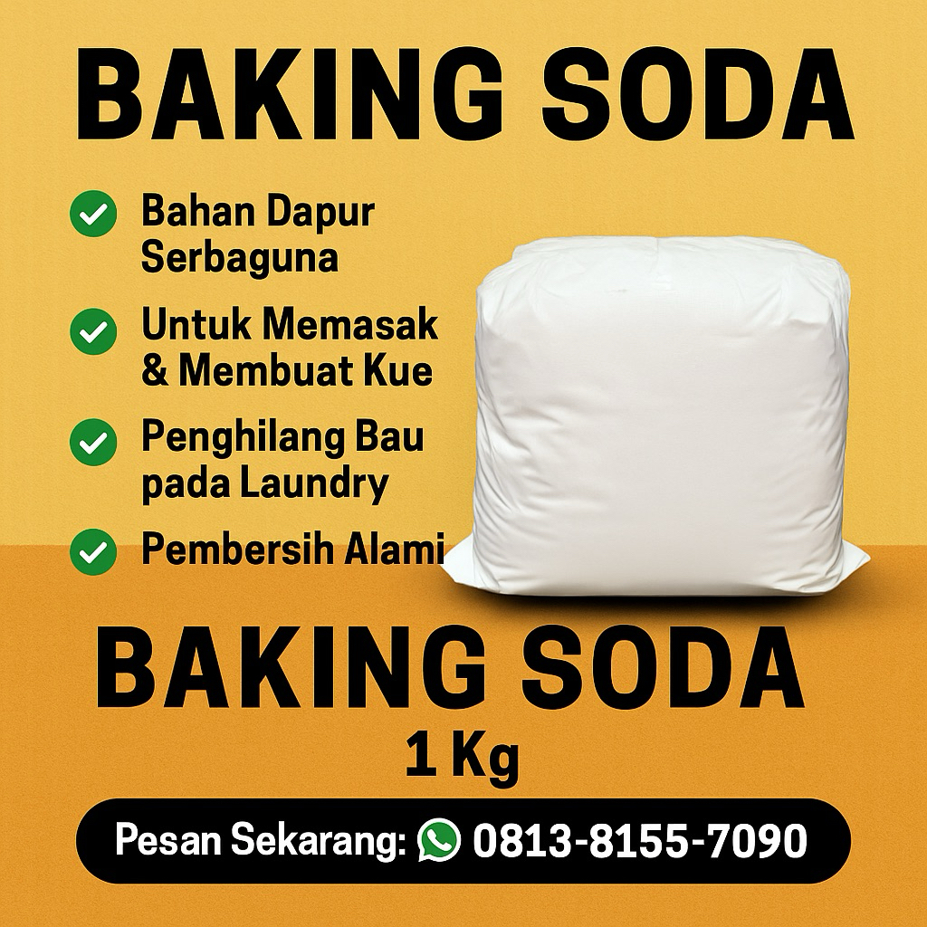 

Sodium Bicarbonate / Baking Soda / Soda Kue / Pengembang Kue 1 Kg