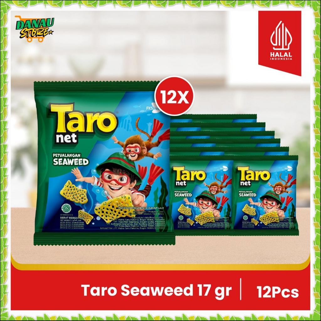 

Paket Bundling - Taro - Seaweed - Barbeque Small Pack - 17gr - 12pcs