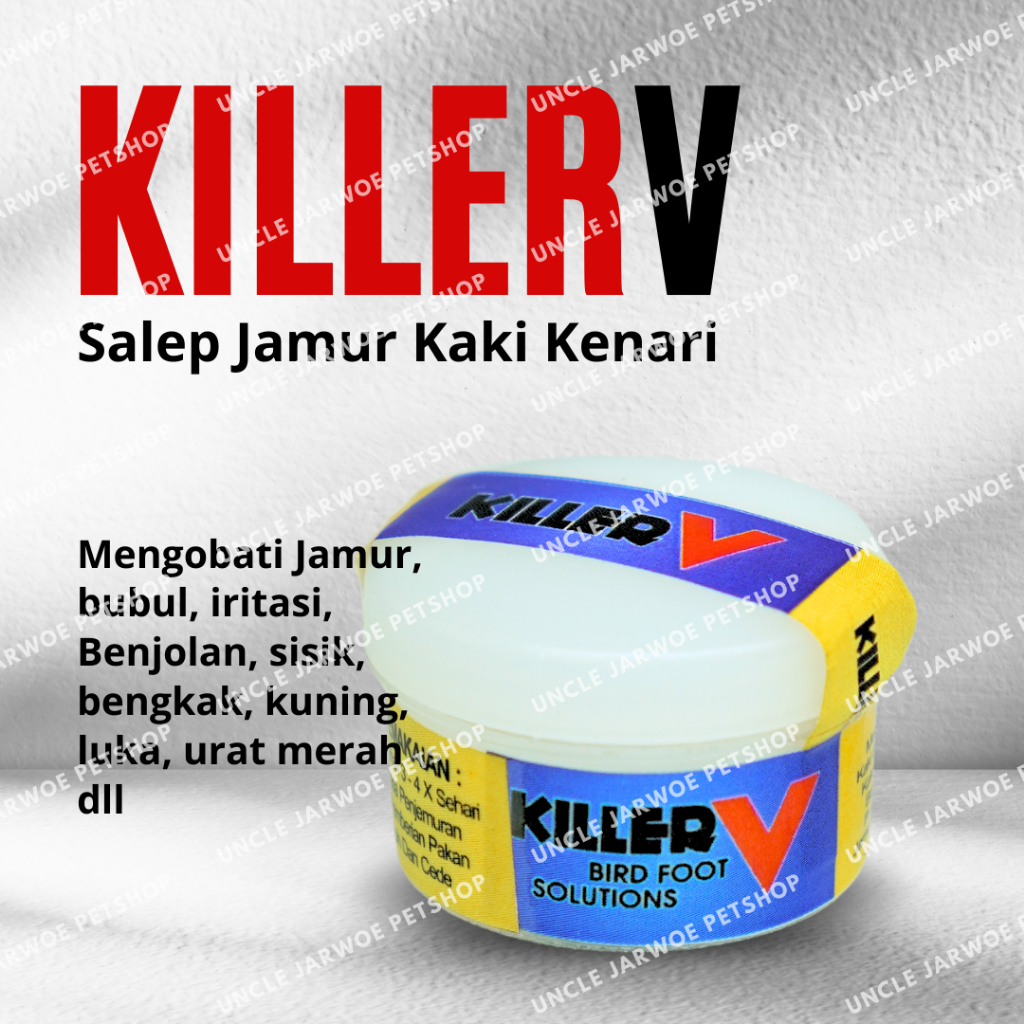 KILLER V OBAT SALEP KAKI BURUNG KENARI BERJAMUR BULBUL