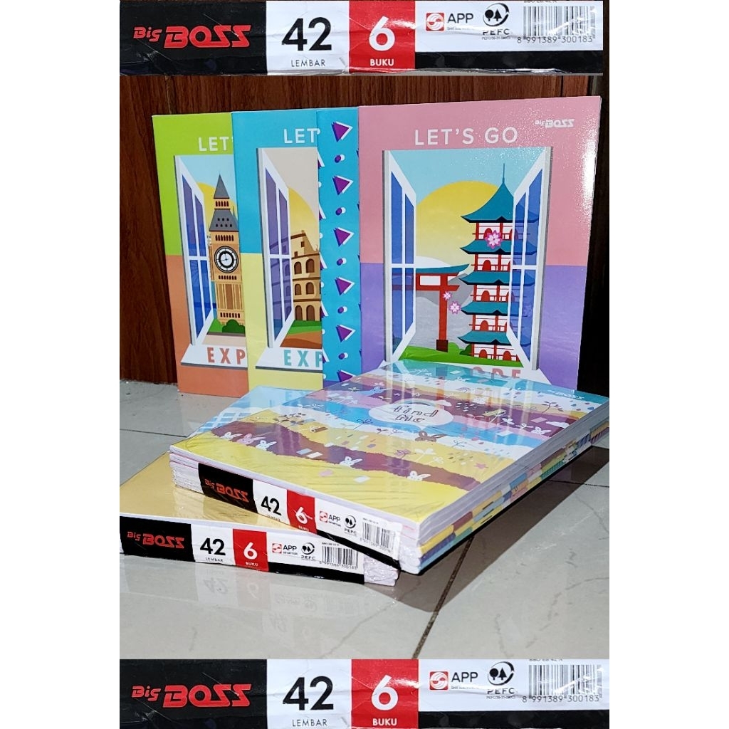 

BUKU TULIS Big BOZZ 42 Lembar (1 pack isi 6)