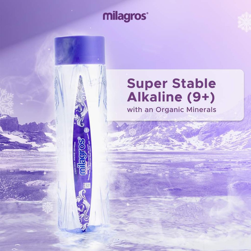 

MILAA GROSSS 1DOS 12BOTOL Air Alkaline Ph tinggi 612ML 1000% Original Milaaagross