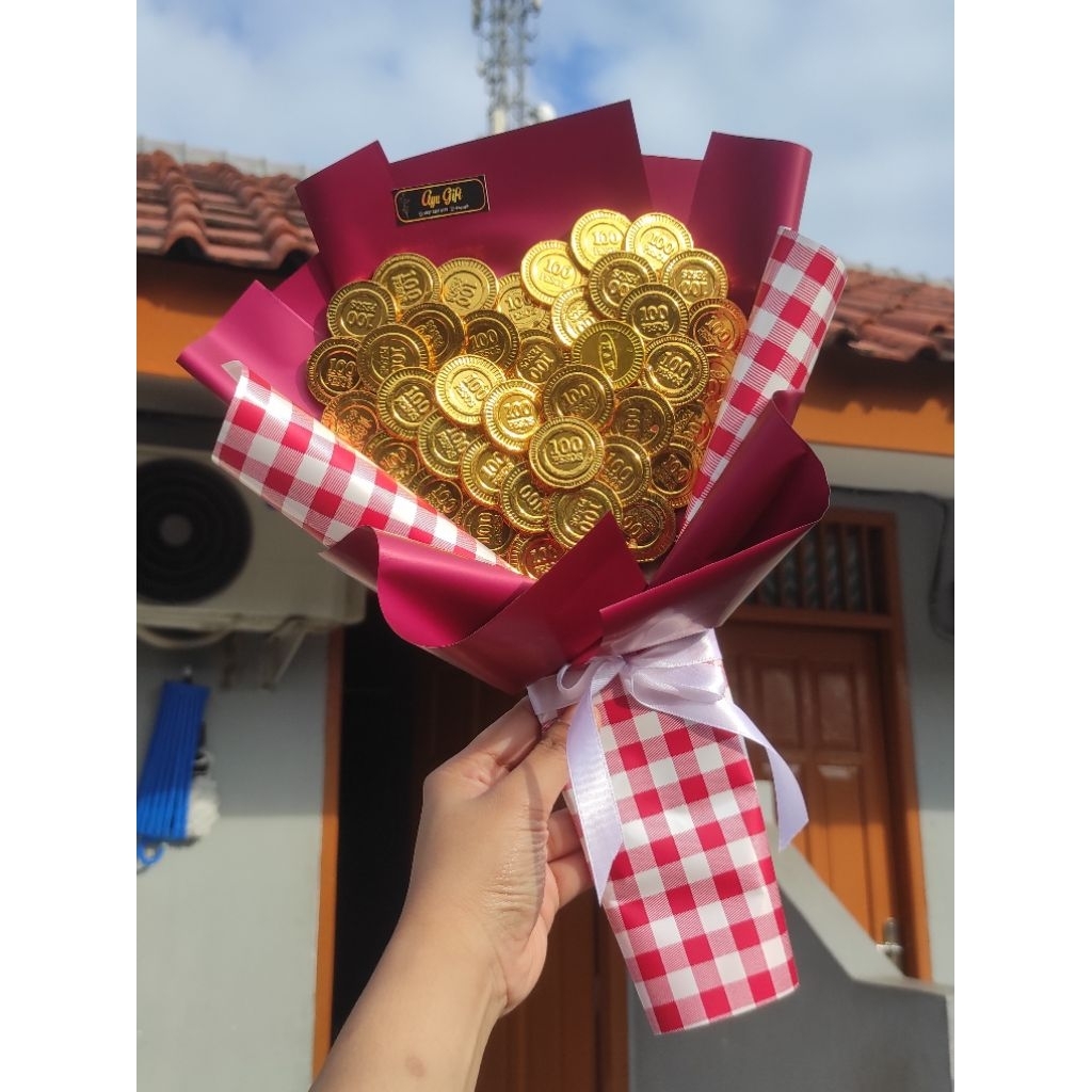 

Toko Yasmine | Buket Coklat Koin | Buket Coklat | Buket Valentine | Buket murah | Buket coklat