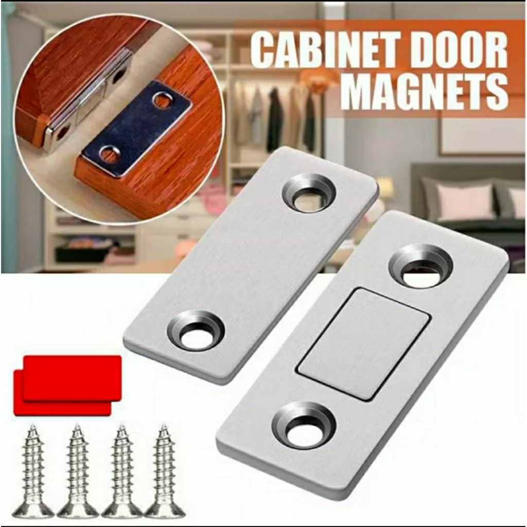 Premium Magnet Pengunci Pintu Lemari Laci Pintu Geser Laci Geser