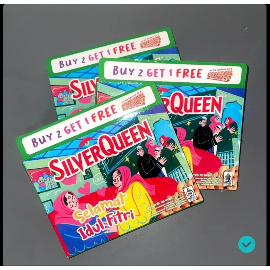 

Ygshop17 Silverqueen Mini 22Gr Isi 12 Pcs, Expired Maret 2026.