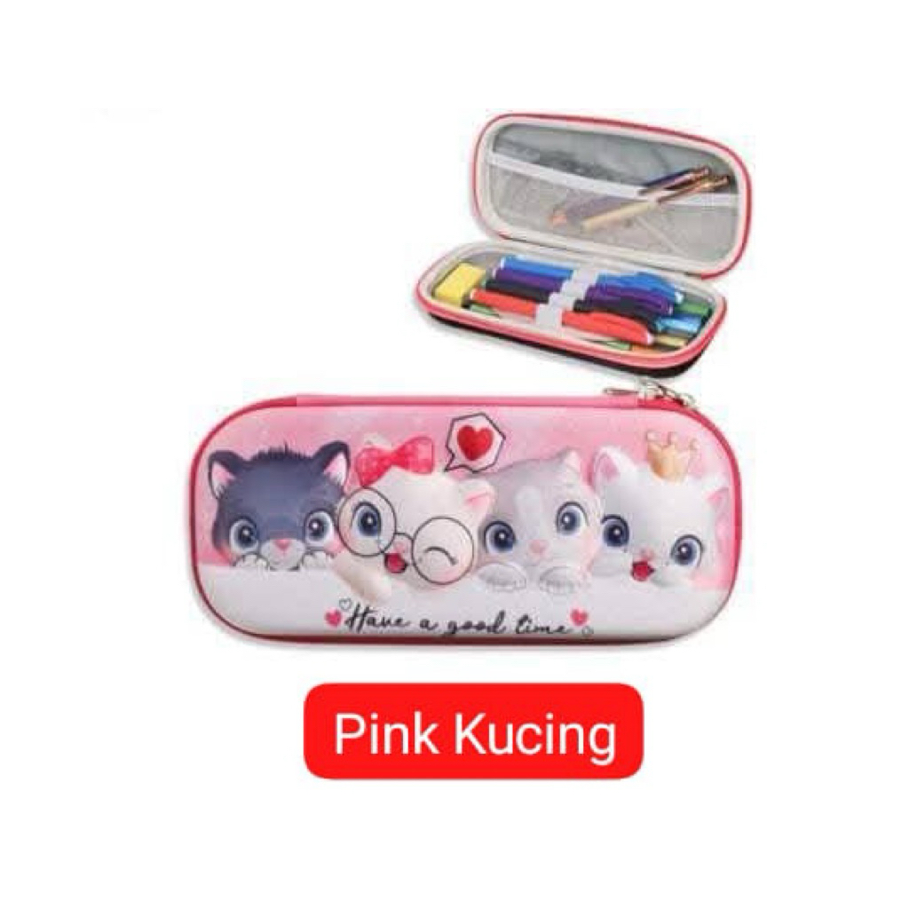 

KOTAK PENSIL 3D PINK