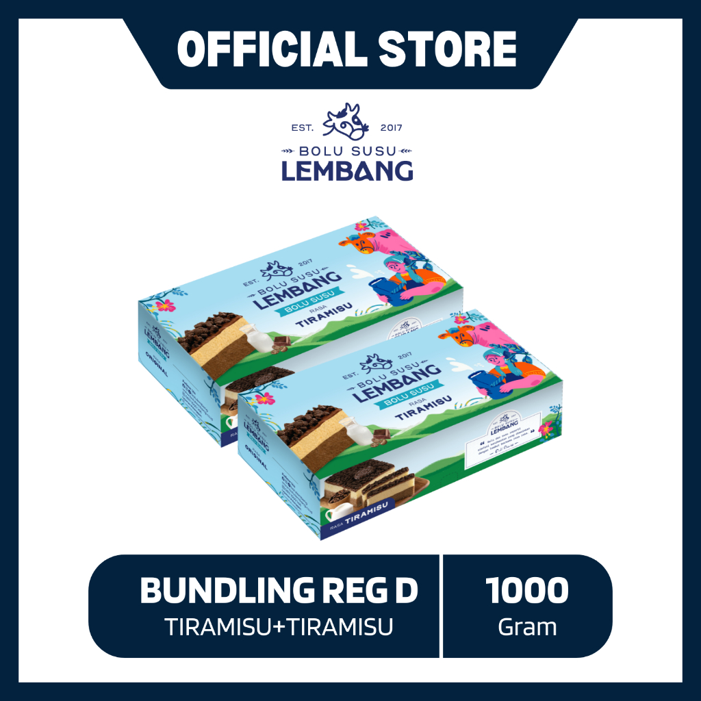 

BUNDLING REG D (BOLU SUSU LEMBANG TIRAMISU + TIRAMISU )