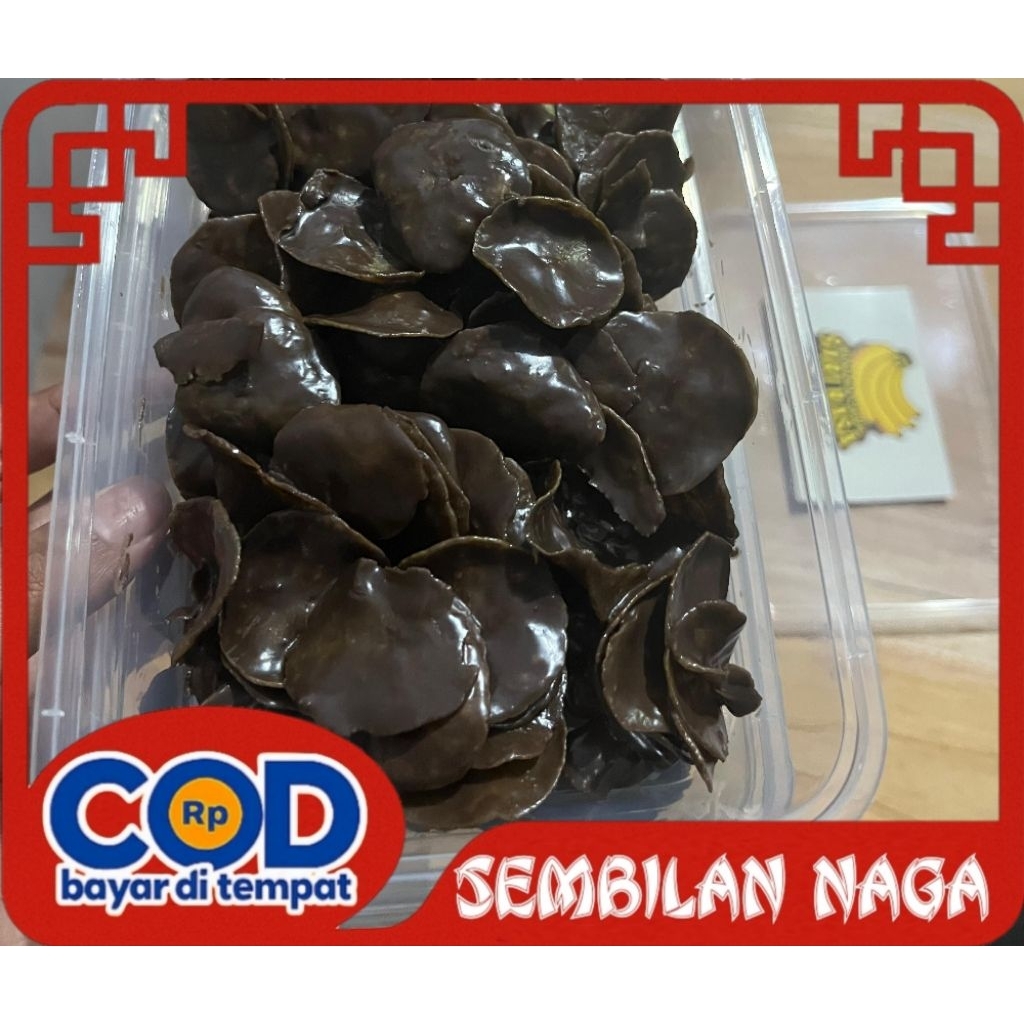 

Keripik Pisang Coklat Sari Rasa Kemasan 500 ml berat 100 gr