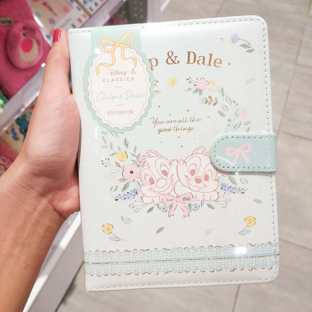 

Disney Chip and Dale Blue Hard Cover Journal Pad Notebook Buku Catatan Jurnal Diary