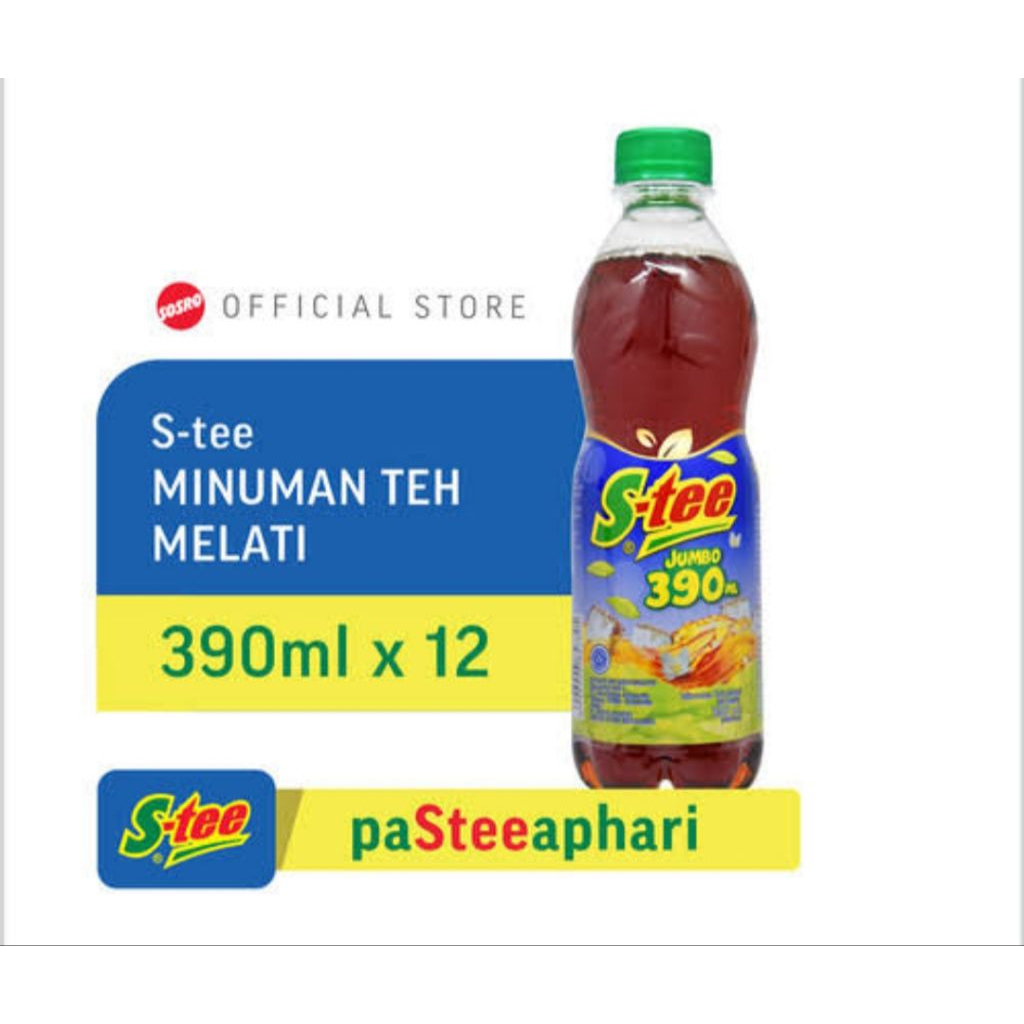 

S-tee botol PET 390 ml