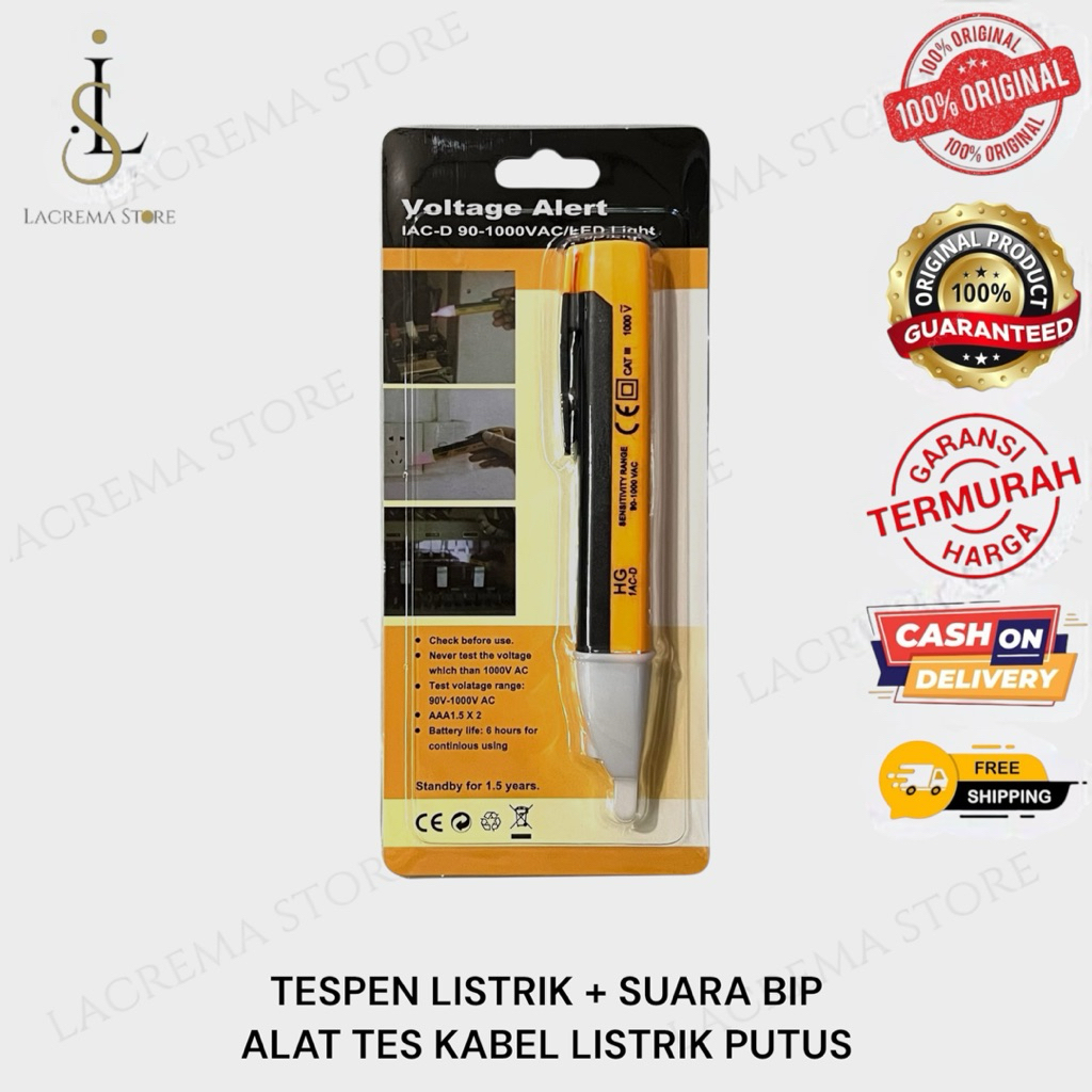 TESPEN BUNYI SENSOR AC / TESPEN DIGITAL / ALAT TES KABEL