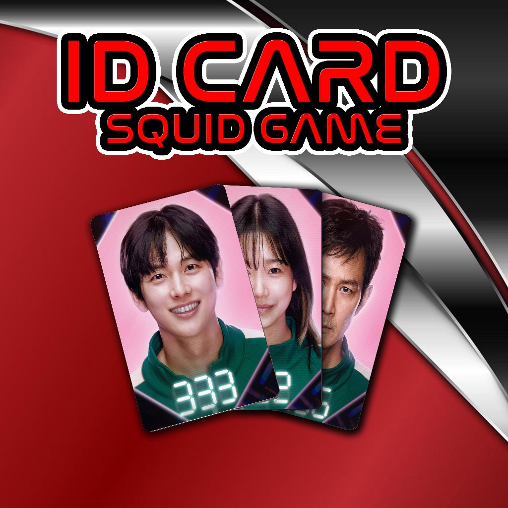 

ID CARD PVC KARAKTER SQUID GAME PREMIUM QUALITY
