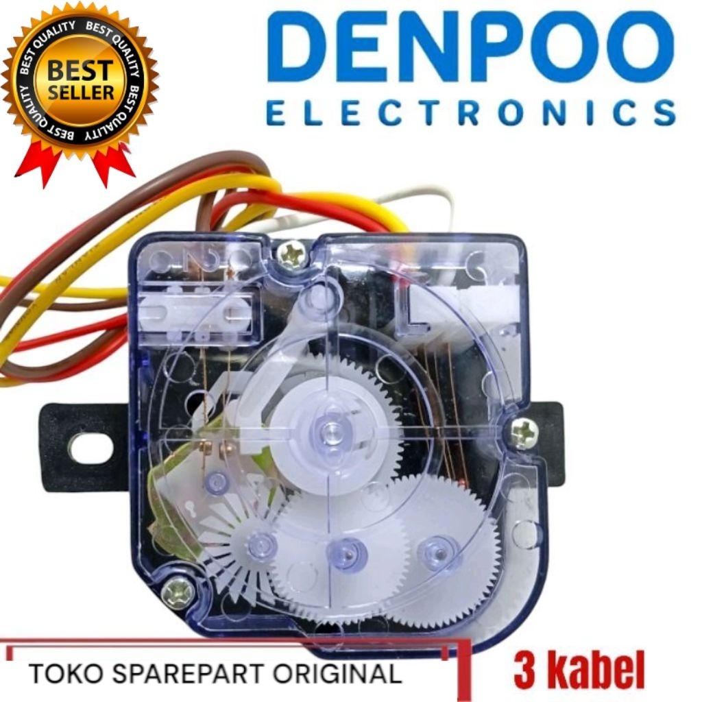 timer wash mesin cuci Denpoo DW8907 timer mesin cuci denpoo 2 tabung