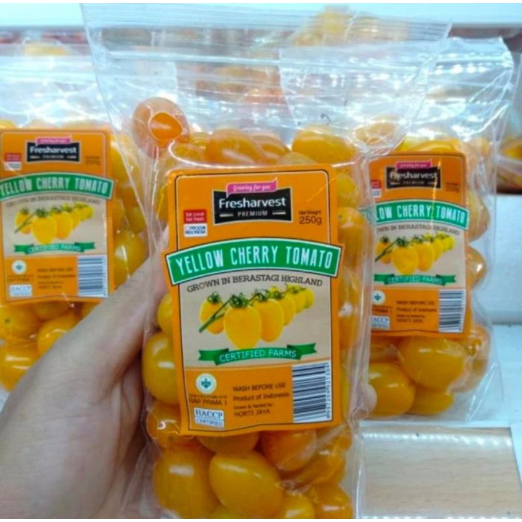 

Tomat Cherry yellow fresharvest/tomat ceri kuning 250 grm