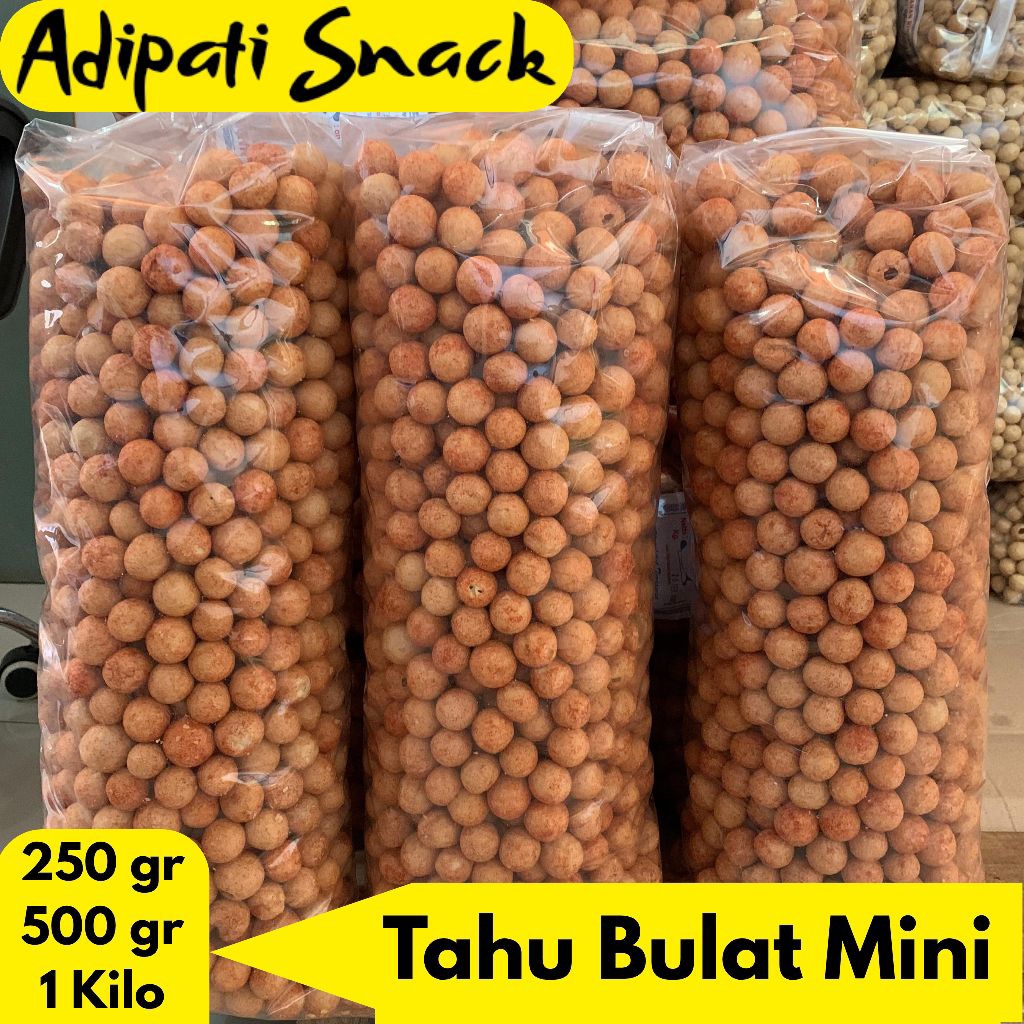 

ADIPATI - Tahu Bulat Mini Kering Krispi Renyah Gurih Camilan Khas Ciamis Oleh-Oleh