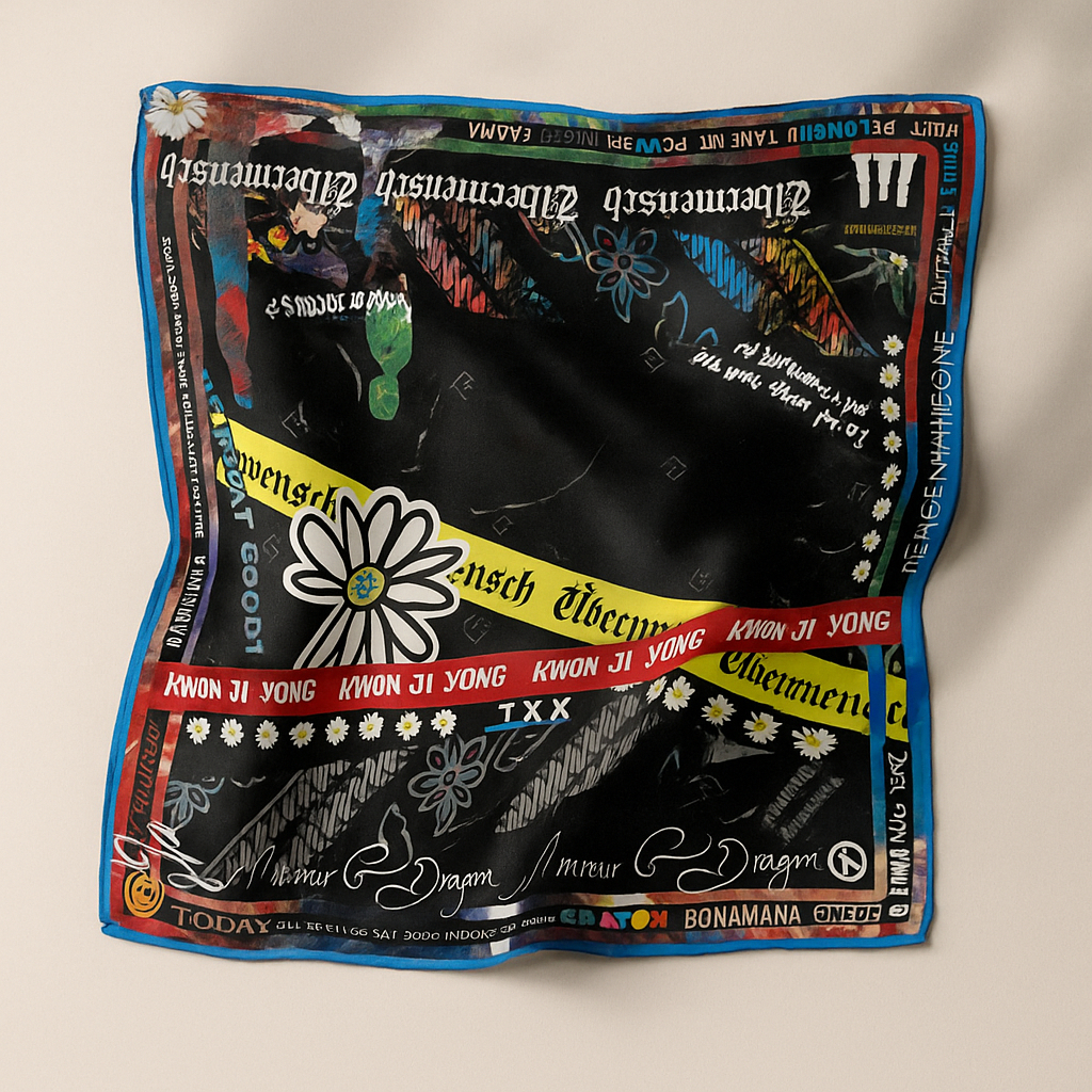Pre-Order Scarf G Dragon Ubermensch Jakarta Fanmade VIP Limited Edition – Scarf Hijab Bandana Korea