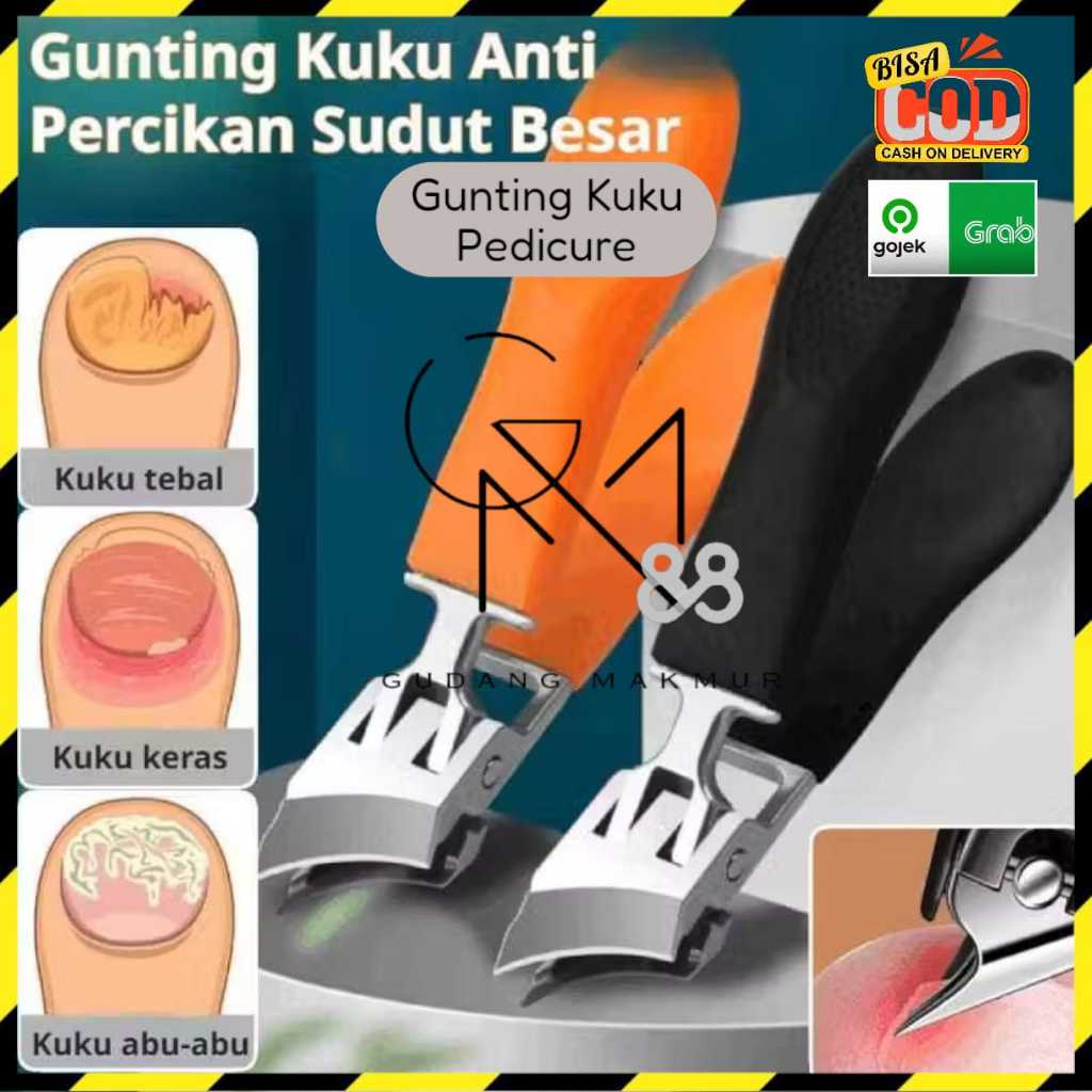 Original Gunting Kuku Miring Gunting Kuku Sudut Menicure Pedicure Gunting Kuku Sudut Miring