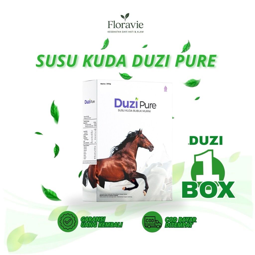

Duzi Pure - susu kuda Bubuk 100% Original 200 gram