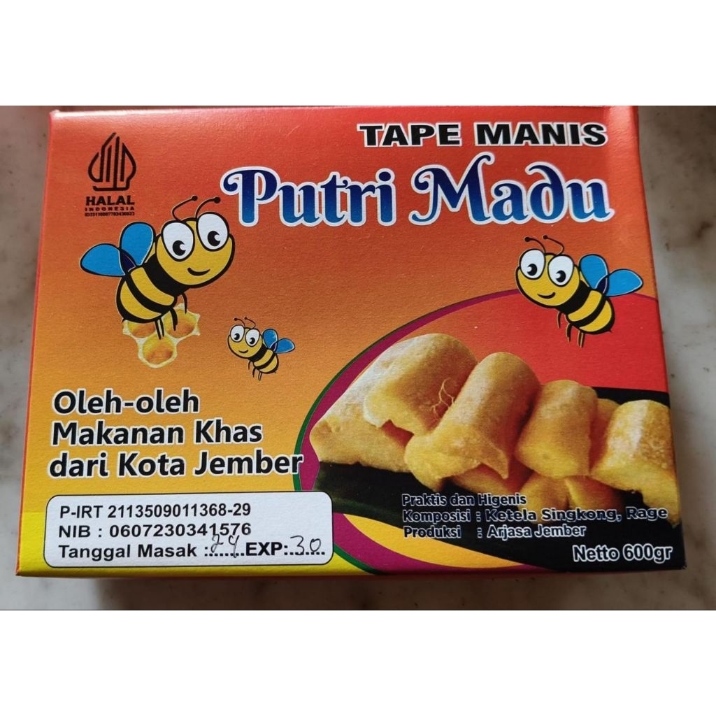 

Tape putri madu asli jember - tape madu - tape manis - tape tidak berserat