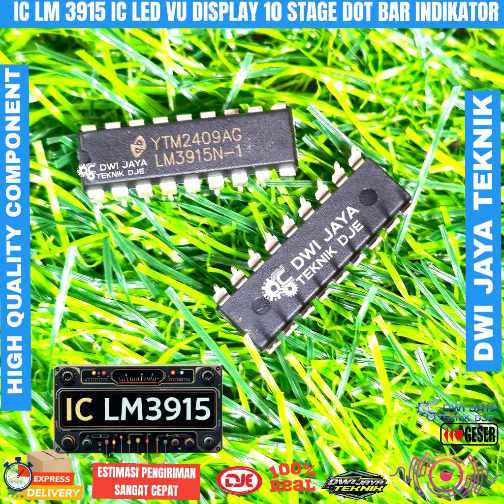 LM3914N LM3915N LM 3915 10 Stage IC LED VU Display Dot Bar Indicator