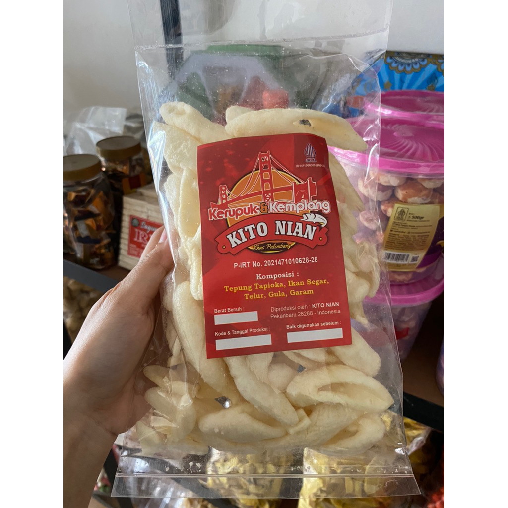 

Kerupuk Palembang Buncis Premium Ikan Tenggiri