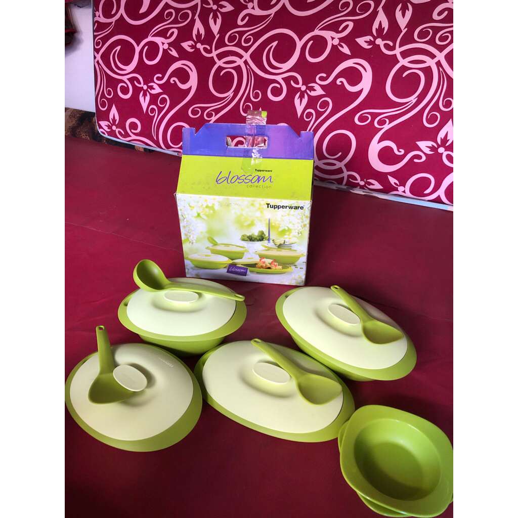Preloved Tupperware Blossom collection