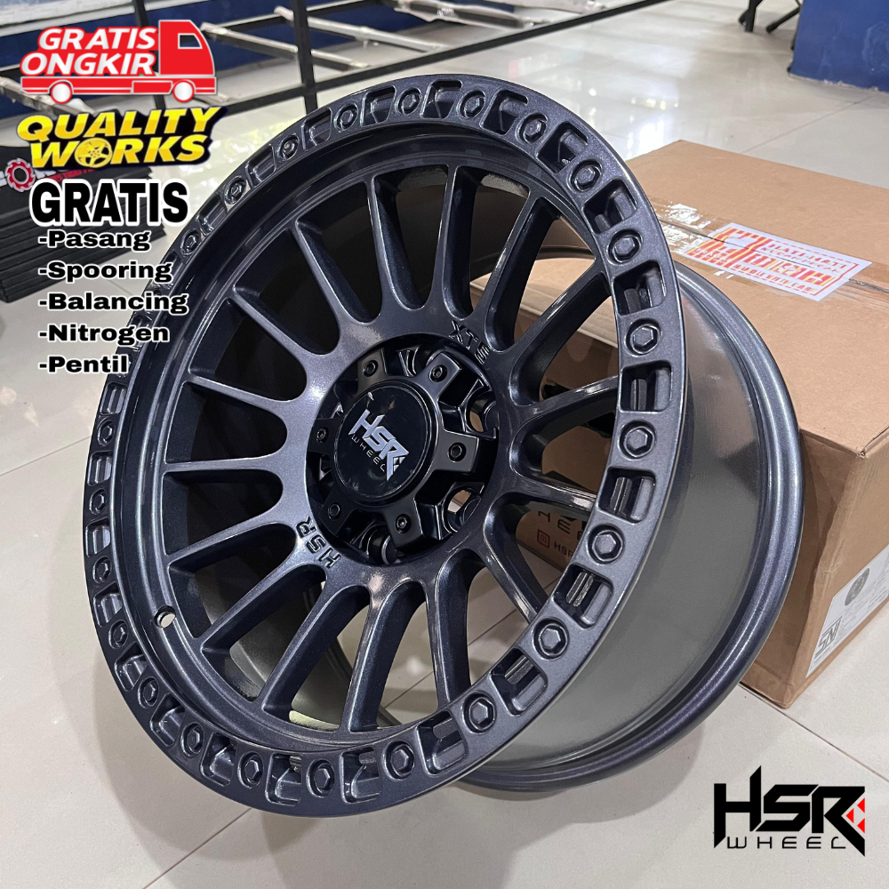 Velg Mobil Hilux Fortuner Ring 17 Pelek Model Offroad Hsr Wheel Xts05