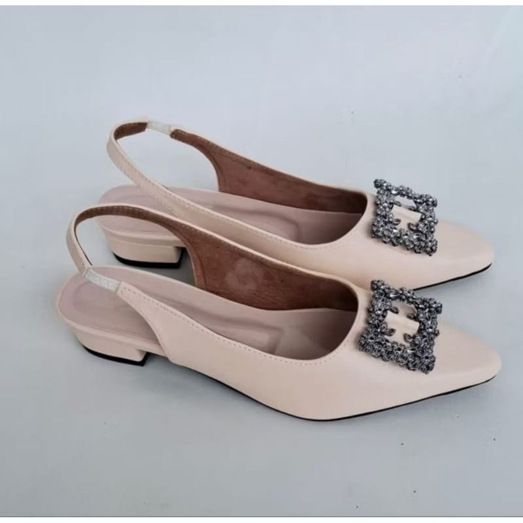 sepatu flatshoes wanita ukuran jumbo big size 45-37