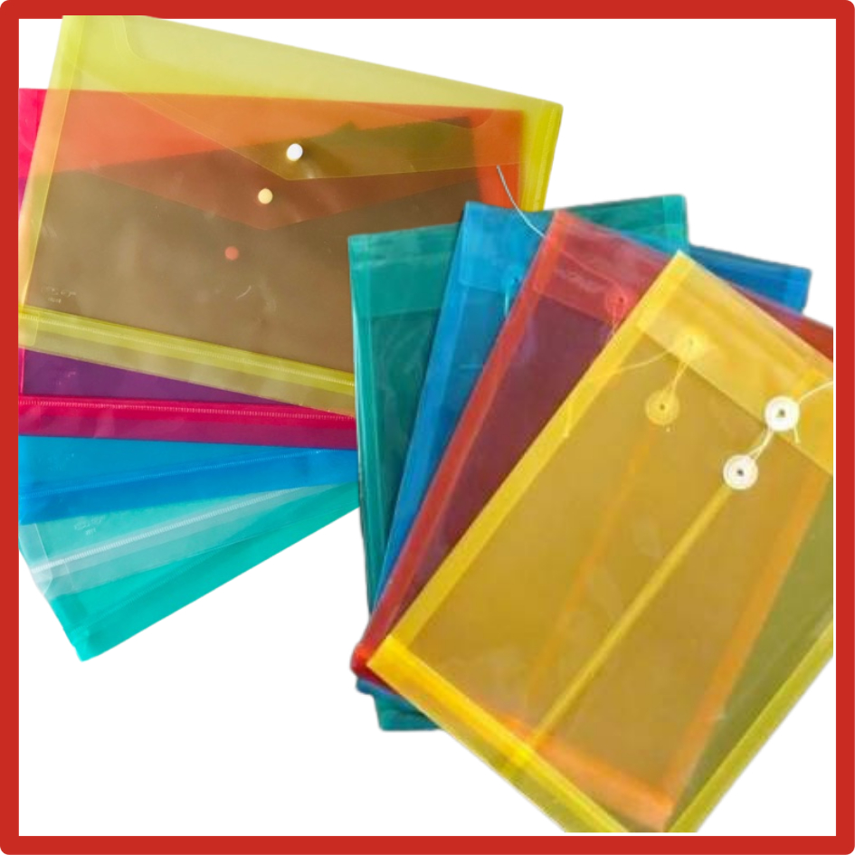 

Map Kancing Plastik / Map tali Plastik