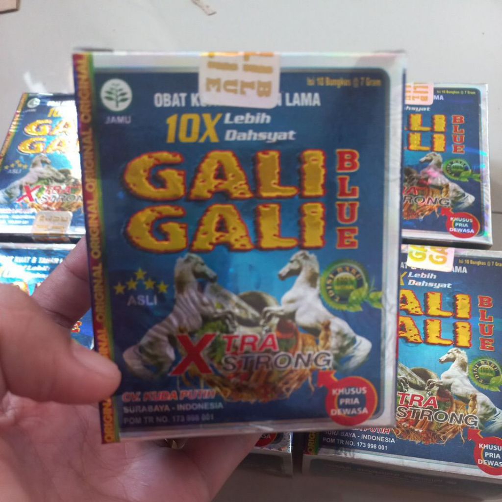 

gali gali blue serbuk jamu seduh original berhologram maju sukses grup