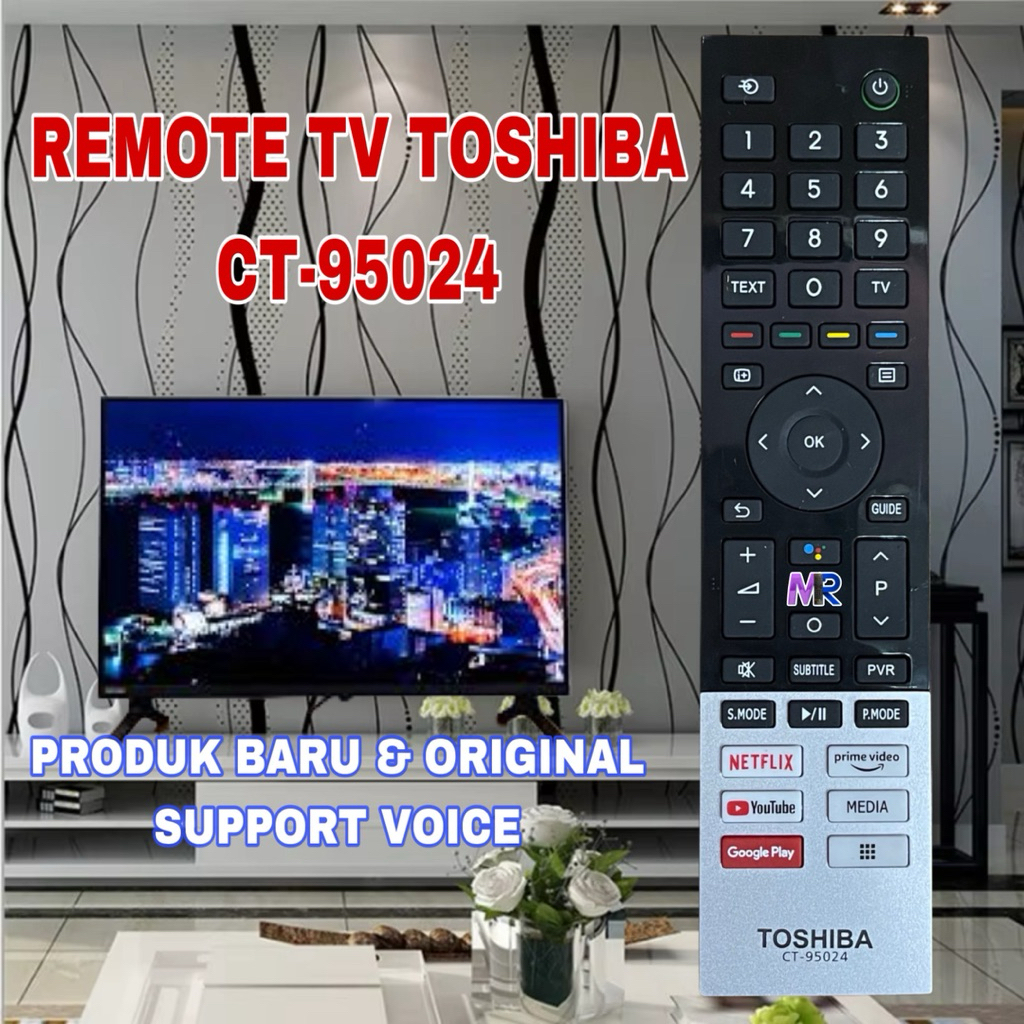 REMOT REMOTE TV TOSHIBA ANDROID TV CT-95024 ORIGINAL