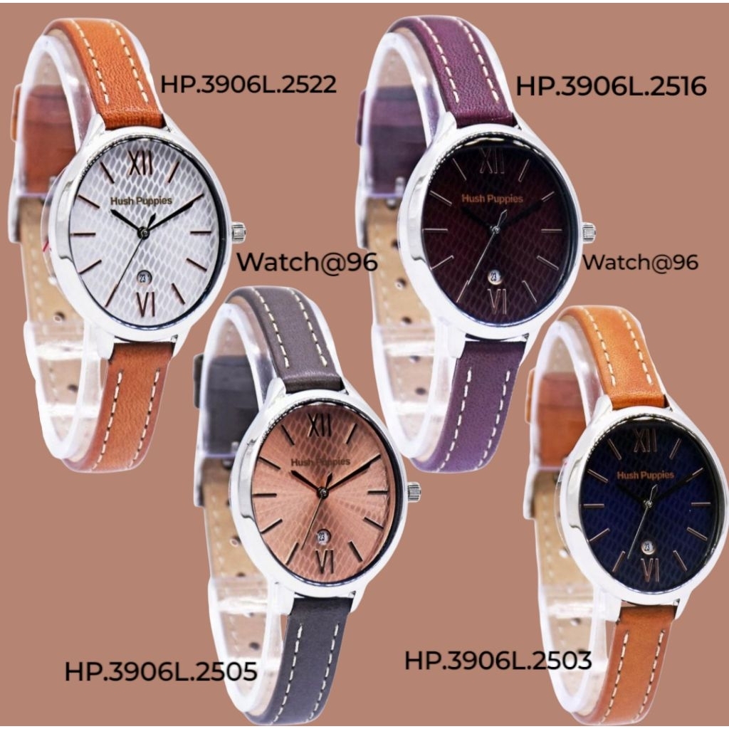 New 100% original  jam tangan wanita Hush Puppies HP.3906L garansi resmi kulit