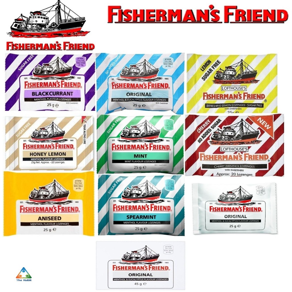 

(The Habit) FISHERMAN FRIEND 25 GR ( 1 PC ) PERMEN CANDY FF FISHERMAN'S FRIEND