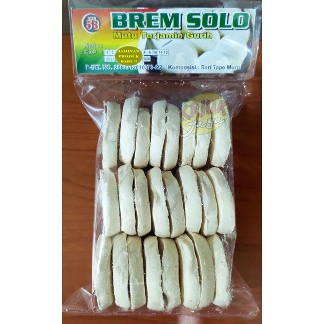 

BREM Bulat SARI TAPE MURNI Khas SOLO 100 Gram