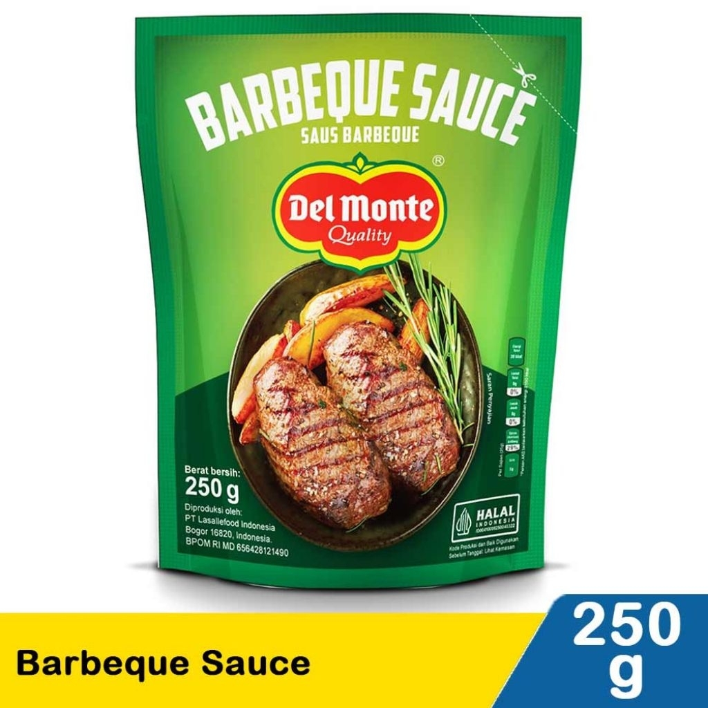 

DELMONTE Saos BBQ 250 gram, 1 DUS @24PCS